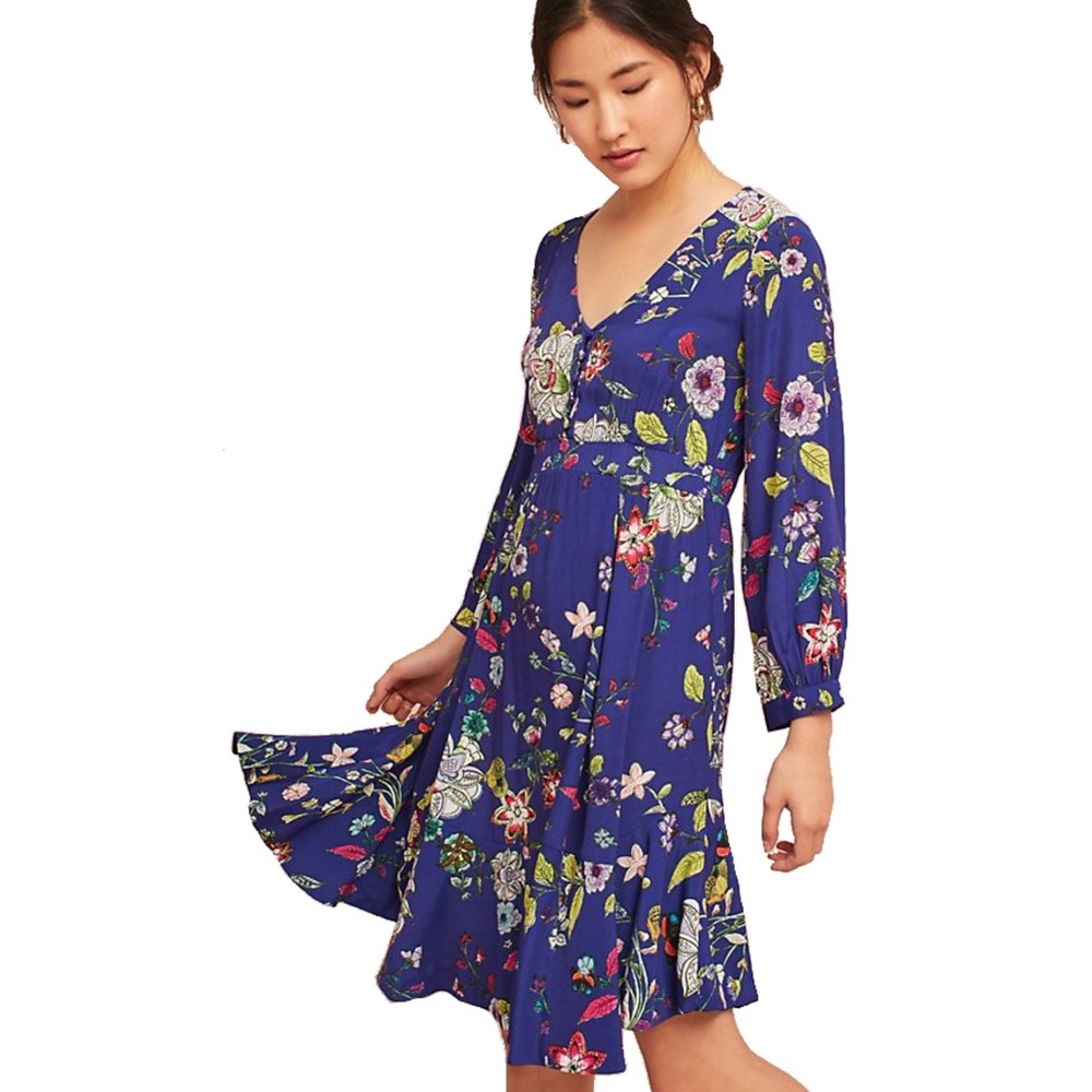 Anthropologie Maeve Flowy Floral dress. This is just lovely 💙